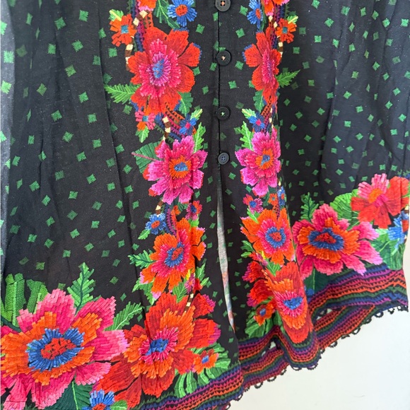 FARM Rio Black Floral Maxi Dress - Picture 8 of 11